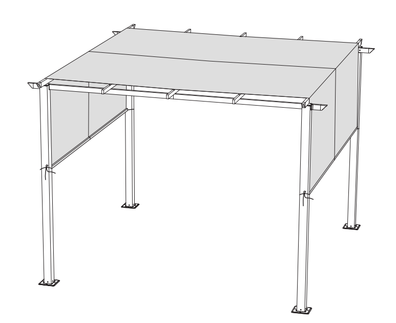 راهنمای محصول آلاچیق تخت 10'x10'