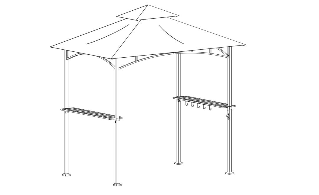 راهنمای نصب Gazebo گریل فولادی